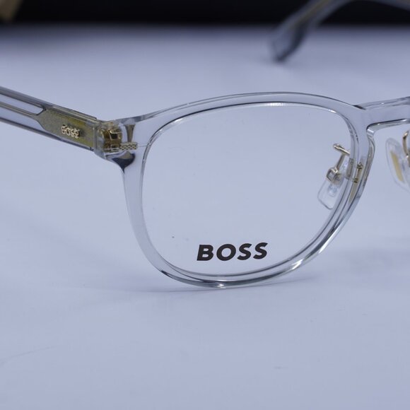 Hugo BOSS 1479/F 0KB7 00 Round Eyeglasses 52mm – Transparent Grey - Picture 5 of 10